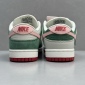 Replica Nike Dunk Low pink green shoes