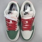 Replica Nike Dunk Low pink green shoes