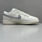 Replica Nike Dunk Low "Metallic Purple" Silver grain shoes