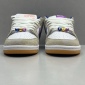 Replica Rayssa Leal x Nike Dunk SB Pure Platinum and Vivid Purple shoes