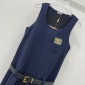 Replica miumiu Navy blue tank dress