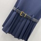 Replica miumiu Navy blue tank dress