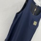 Replica miumiu Navy blue tank dress