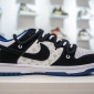 Replica Nike SB Dunk Low LV White Black Blue dress shoes