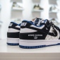 Replica Nike SB Dunk Low LV White Black Blue dress shoes