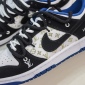 Replica Nike SB Dunk Low LV White Black Blue dress shoes