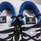 Replica Nike SB Dunk Low LV White Black Blue dress shoes