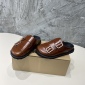 Replica Birkenstock 24ss Glossy leather covered slippers