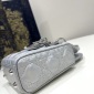Replica DIOR Fancy silver sheepskin handbag
