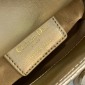 Replica DIOR champaign gold sheepskin handbag