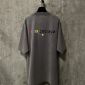 Replica Balenciaga 24ss ebay printed double-loop embroidered short-sleeved T-shirt