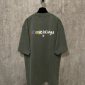 Replica Balenciaga 24ss ebay printed double-loop embroidered short-sleeved T-shirt