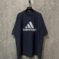 Replica Balenciaga X Adidas Reversible two wear joint logo embroidery short-sleeved T-shirt