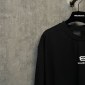 Replica Balenciaga 24ss double ring logo classic embroidery worn to ruin the old short-sleeved T-shirt