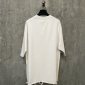 Replica Balenciaga 24ss double ring logo classic embroidery worn to ruin the old short-sleeved T-shirt