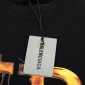 Replica Balenciaga double B graffiti rust print Tshirt