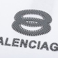 Replica Balenciaga double B overlapping printed short-sleeved T-shirt