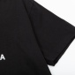 Replica Balenciaga double B overlapping printed short-sleeved T-shirt