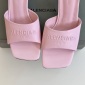 Replica Balenciaga logo pressed high heel shoes