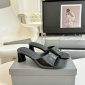 Replica Balenciaga logo pressed high heel shoes