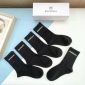 Replica Balenciaga's new gold bronzed midtube women's socks