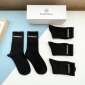 Replica Balenciaga's new gold bronzed midtube women's socks