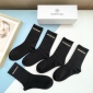 Replica Balenciaga's new gold bronzed midtube women's socks