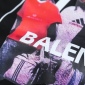 Replica Balenciaga BLCG 24SS Blue Group Portrait printed short sleeve T-shirt