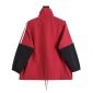 Replica Balenciaga BLCG the first red splicing slogan hardshell jacket
