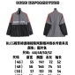 Replica Balenciaga BLCG grey and orange patchwork slogan hardshell jacket