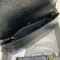 Replica Balenciaga Oil wax black gold buckle chain underarm package