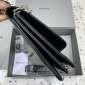 Replica Balenciaga Waxed black chain underarm package