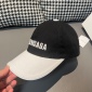 Replica Balenciaga Black and white color-coded baseball cap