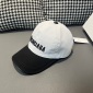 Replica Balenciaga Black and white color-coded baseball cap