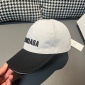 Replica Balenciaga Black and white color-coded baseball cap