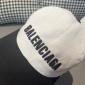 Replica Balenciaga Black and white color-coded baseball cap