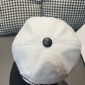 Replica Balenciaga Black and white color-coded baseball cap