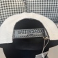 Replica Balenciaga Black and white color-coded baseball cap