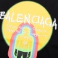 Replica Balenciaga summer print alphabet embroidery Tshirt