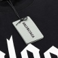 Replica Balenciaga letter crackle print Tshirt