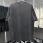 Replica Margiela fried color Hot silver paste three-dimensional printed round neck short sleeve