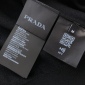 Replica Prada Embroidered half zip logo cardigan polo shirt