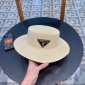 Replica Prada flat Straw Sun Hat