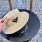 Replica Prada flat Straw Sun Hat