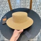 Replica Prada flat Straw Sun Hat