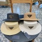 Replica Prada flat Straw Sun Hat