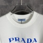 Replica Prada Letter logo couple short sleeve T-shirt