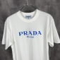 Replica Prada Letter logo couple short sleeve T-shirt