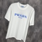 Replica Prada Letter logo couple short sleeve T-shirt