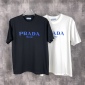 Replica Prada Letter logo couple short sleeve T-shirt